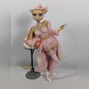Alley Cats Daisy Doll Pink Cat Figurine Margaret Le Van